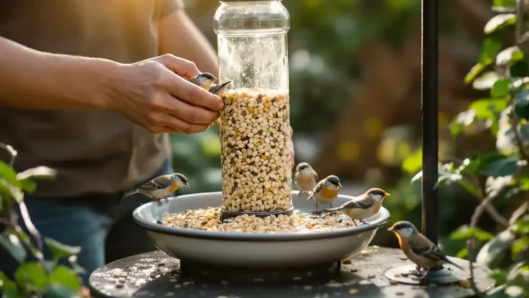 Krmení zahradních ptáků praktické rady a chyby kterým se vyhnout