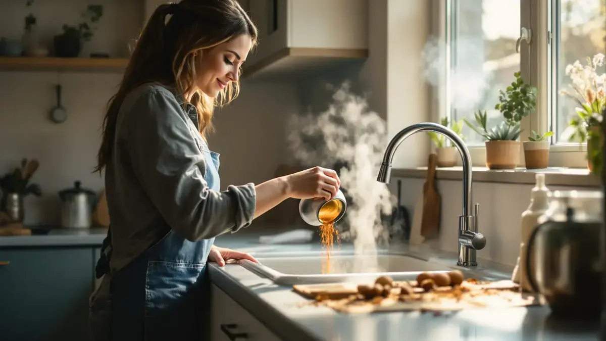 Nalil jsem to do odpadu a zápach zmizel chytrý trik